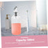 500ml Set 16oz Mouthwash Dispenser Kit with Glass Cup Bathroom Accessories Glass Mouthwash Bottle with Pour Spout