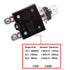 smseace 20Amp Electric Button Breaker 125/250VAC Thermal Overload Protector L1 Series with Quick Connect Terminals