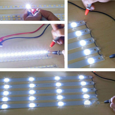LED Light and TV Backlight Tester, 0-300V Adaptive Voltage Testing Tool with Gold Plated Pin & Power Cable for LED