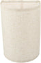 Linen Table Lamp Shade Half Round Design Cozy Floor Lamp Cover for