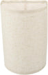 Linen Table Lamp Shade Half Round Design Cozy Floor Lamp Cover for