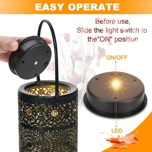 2 PCS Upgraded Solar Light Replacement Top for Outdoor Hanging Lanterns, 4.13 inch Warm White LED Solar Panel Lantern