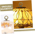 Garneck 2pcs Bulb Bronze Solid Lamp Finials Caps for Lamp Shades Finials for Light Rings Decoration for Shade