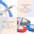 Swpeet 3Pcs 3Inch Abrasive Nylon Wheel Brush Set, 80# 120# 240# for Rust/Corrosion/Paint Removal