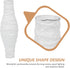 OSALADI Nordic Style Paper Floor Lamp Shade Light Fixture Cover Wide Paper Lamp Shade