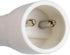 6 C7 Novelty Lights Coaxial String Light Extension Cord, White Weather-Tight Extension for Coax Wide Angle LED Mini