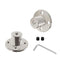 6.35mm Flange Shaft Coupling, Rigid Coupling Motors Guide Support, High Hardness Connector for DIY RC Models