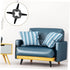 4Pcs TEHAUX Metal Furniture Legs for Couch Iron Sofa Replacement Feet Heavy Duty Oblique Design for Dresser Cabinet Tv