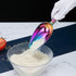 Berglander Stainless Steel Rainbow Ice Scoop, 6 OZ Titanium Colorful Plating Metal Ice Scooper for Kitchen Bar