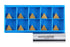 Accusize TPG22 Wiper Carbide Inserts, TiN Coated, T-Shape, 10 Pcs/Box