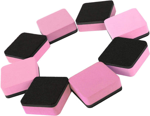 Dry Erase Erasers, 48 Pack Magnetic Whiteboard Erasers for Classroom, Office, Home (48pcs Pink)