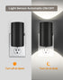 0-100LM 5000K 2Pcs Dimmable Night Lights Plug into Wall, LED Plug in Night Light with Light Sensor, Adjustable