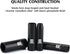12 3/8-Inch Set, 5/16 1 inch, 6 12 3/8" MIXPOWER Pieces Drive Deep Impact Socket to CR-V, SAE, Point, Deep, Pieces Dr.