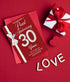 Beixian 30th 30th 30 Sweet Anniversary Card Gifts for Women Men, Wedding Anniversary, Year Anniversary Decorations,Our