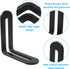 Unlorspy 8Pcs 55 55 3mm Stainless Steel Adjustable L-Bracket x x L-Shape Corner Brace with Slot, L-Shaped Shelf Bracket
