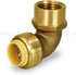 Everflow Supplies Pushlock UPF1 - 1 Inch Long Push x Female Elbow for Quick Installation