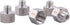 Forged Reducer Adapter Fitting, Stainless Steel 304 Reducing Pipe Connector, 1" NPT Female x 1/2" NPT Male, Pack of 5