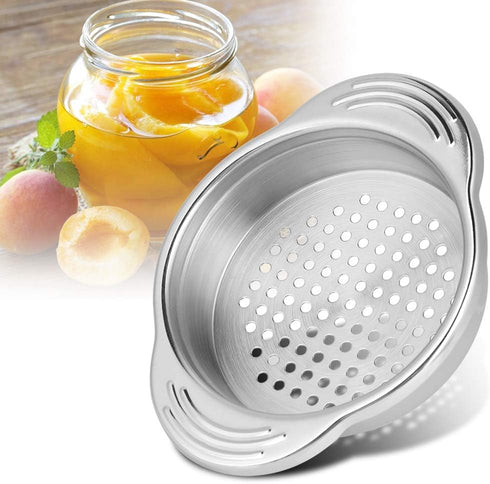 goodstumbler 304 11.5x9.2x2.5cm Stainless Steel Can Drainer Food Strainer Tuna Oil Squeezer Ergonomic Quick Drain Water