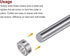HARFINGTON 4pcs Shaft Collar - 15mm Bore Aluminum Alloy Set Screw Shaft Collars for Wheel Barrow Axle & CNC Machine