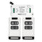 DieseRC Wireless LED Light Strip Dimmer Switch - DC 5V~30V 10A Relay Receiver Controller with 2 Remote Controls
