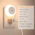 0.5W, 2 Pack fesnne Night Light, Night Lights Plug into Wall, Dusk to Dawn Sensor Warm White Led Night Light Nightlight