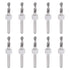uxcell Micro PCB Drill Bit Set, 1/8" Shank Tungsten Carbide CNC Engraving Bits, 10pcs