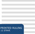 Roaring Spring Music Wire Bound Notebook, 12 Staves of Music Lines, 11" x 8.5", 32 Sheets Heavyweight Paper
