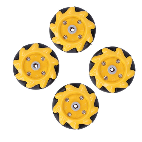 8mm 48mm(2 Directional Wheels,Mecanum Wheel Smart, Parts Accessories OmniDirectional Directional mecanum Wheels Robot
