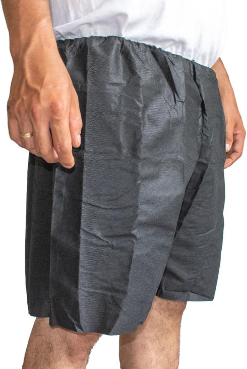 10 Pcs Disposable Shorts Medical with Elastic, SMS, Fluid Resistant, Unisex, Latex
