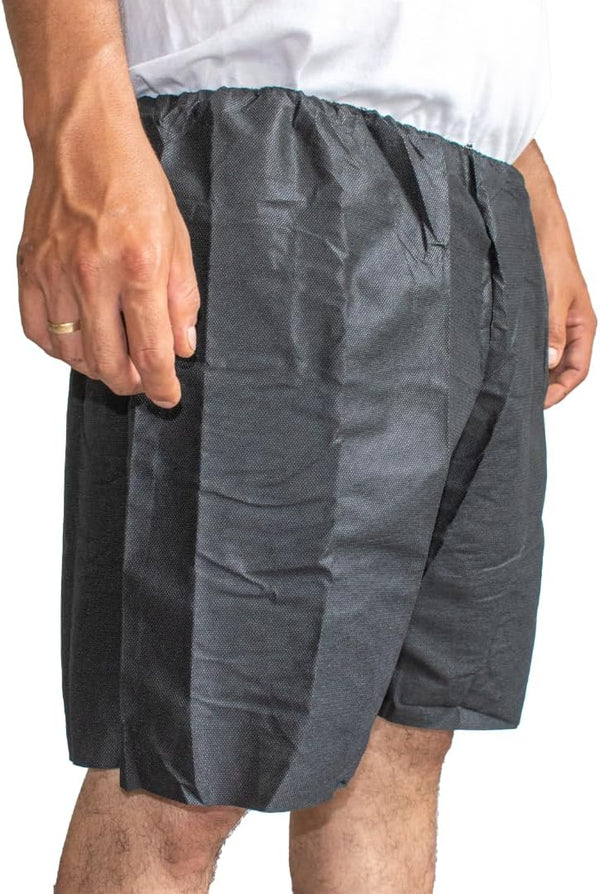 10 Pcs Disposable Shorts Medical with Elastic, SMS, Fluid Resistant, Unisex, Latex