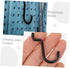 10 ABOOFAN Pcs Iron Pegboard Hooks Double Wire Design High Hardness Wear Resistant Tool Organizer Pegboard Accessories