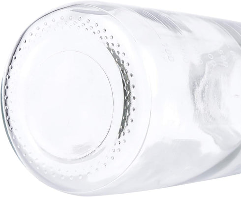 3 Pack 1000 mL Wide Mouth Graduated Round Reagent Media/Storage Lab Glass Bottle with GL80 Orange Cap