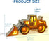 3+ Night Light for Kids, Wooden Loader with Led Night Light, Nursery Nightlight for Toddler Ages Boys and Girls, Cute
