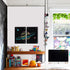 Black Glass Dry Erase Whiteboard, 8" x 12" Frameless Board for Home, School, Office - Black Surface (Glass BB-BK-2030)