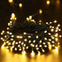 iShabao Solar String Lights Outdoor, 33ft 100 LED Waterproof Fairy Lights for Garden and Party