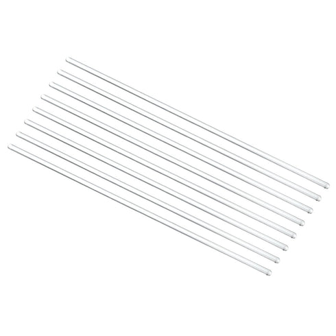 MECCANIXITY 3.3 Borosilicate Glass Stick - 11.8" Length Mixing Tools, 8Pcs Stir Rods