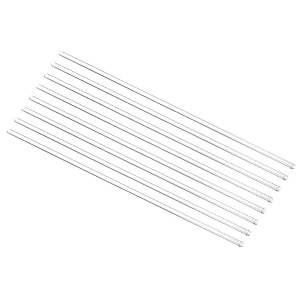 MECCANIXITY 3.3 Borosilicate Glass Stick - 11.8" Length Mixing Tools, 8Pcs Stir Rods