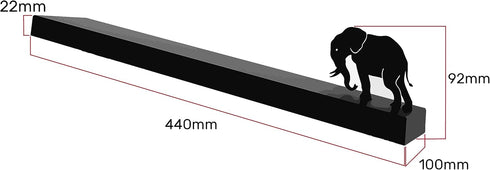 Artori Floating Toilet Paper Shelf Storage - Bathroom Wall Decorations, Tilted Wall Toilet Paper Holder, Mounted Toilet