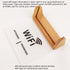 Modern American Style Bright Color Printing WiFi Password Sign Stickers in Black