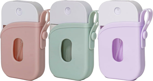 stuuikf Hand Sanitizer Holder for Touchland Spray - 3 Pack Silicone Case with