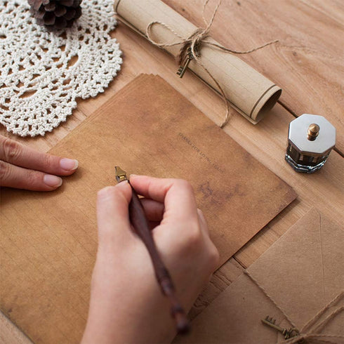 Vintage Stationary Paper and Envelopes Set, Includes 20 Sheets of Vintage Letter Papers and 10 Envelopes
