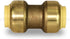 Everflow Supplies Pushlock UPSC12 Coupling, 1/2 Inch Long Push X Push for PEX, CPVC, Copper