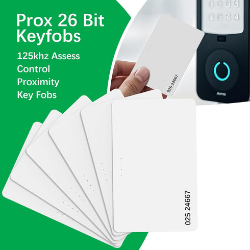 50 Pack 125khz T5577 T5567 T5557 writable rewrite Blank White Rewritable Rewrite Plastic RFID Proximity Card for ID
