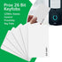 50 Pack 125khz T5577 T5567 T5557 writable rewrite Blank White Rewritable Rewrite Plastic RFID Proximity Card for ID