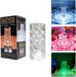 WeFoonLo Rose Diamond Table Lamp RGB Color Changing Crystal Night Light, Touch Control Bedside Lamp with USB