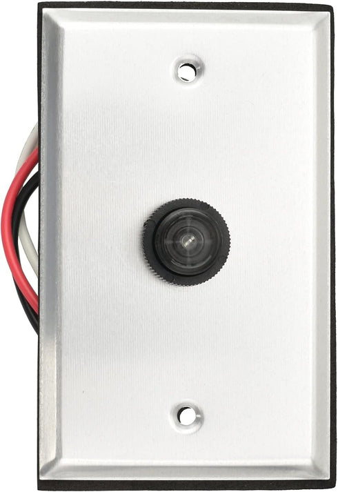 YCA1031 Outdoor Photocontrol with Wall Plate, Button Photocontrol, Photocell Sensor for Dusk to Dawn Light Control, UL