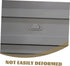Housoutil Concealed Door Pull Handle Dark Grey Zinc Alloy Finger Flush Pulls for Sliding Barn Doors Effortless