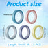 LUTER 5 Rolls Highlighter Tape, 0.2inch x 16.4ft Removable Neon Strips for Marking Books