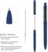 WY WENYUAN Ballpoint Pens - Fine Point Smooth Writing Pens - Black Ink 1.0 Mm for School Office