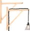 HingoFuni 2 Pack Wall Mount Natural Wood Bracket Solid Bracket Shelf Supports Kits